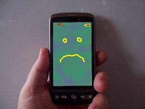 Trauriges Handy: Facebook macht depressiv (Foto: flickr.com/Ron Bennetts)