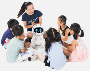 Roboter "Keeko": Kinder kommunizieren mit einer Maschine (Foto: iKeeko.com)