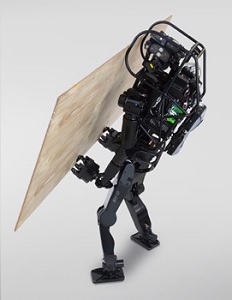 Trockenbauer "HRP-5P": Gipskarton wird jetzt Roboter-Sache (Foto: aist.go.jp)