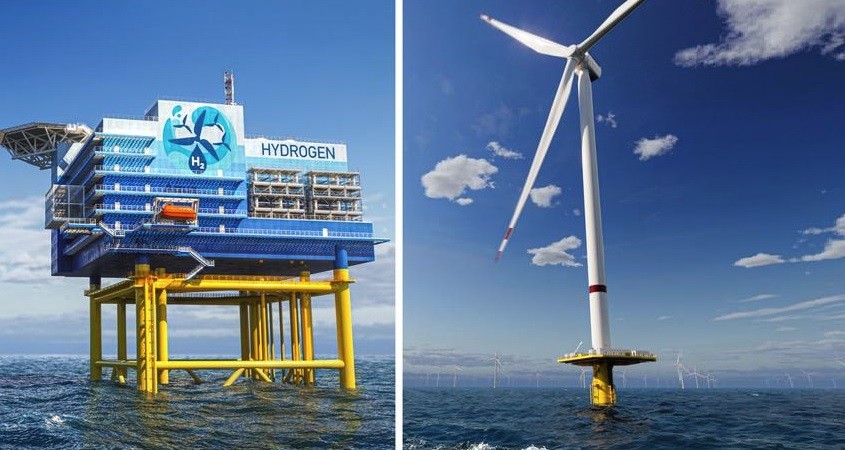 Offshore-Wasserstofferzeugung erwärmt Meer