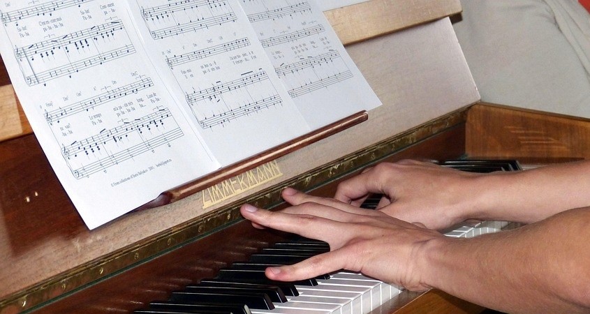 Pianisten haben die Klangfarbe in den Fingern