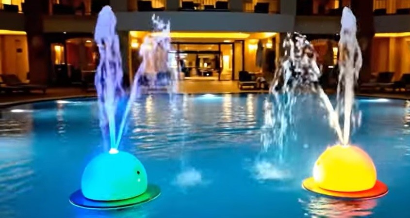 Schwimmende Drohnen für spektakuläre Shows