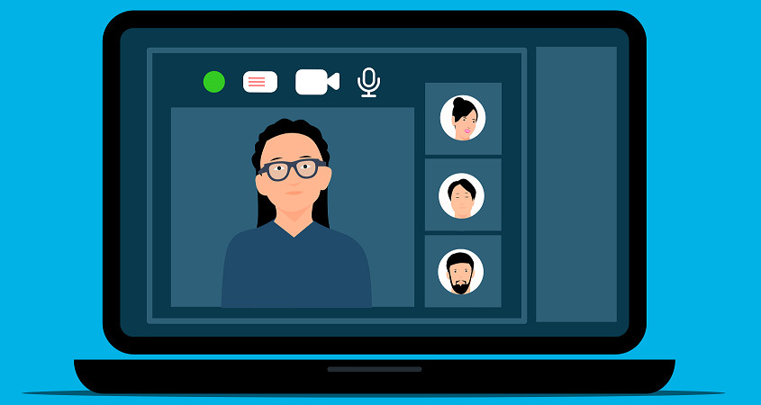 Fast jede Familie bleibt digital in Kontakt