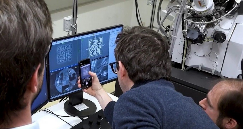 Forscher realisieren kleinsten QR-Code der Welt