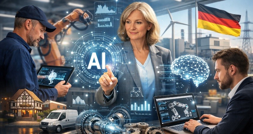 Jeder zweite deutsche Mittelständler testet KI