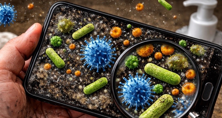 Smartphones verkommen zu Keimschleudern