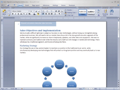 Screenshot MS Word 12