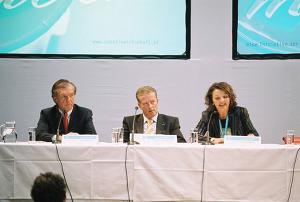 Friedrich Stickler, Reinhold Mittelehner und Carina Felzmann