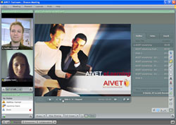 AIVET Webkonferenz zu High-Tech-Themen. Foto: AIVET