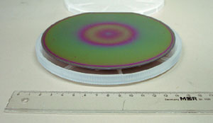 Azzurro Galliumnitrid-Wafer