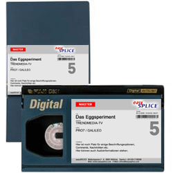 Perfekte Beschriftung der Kassetten