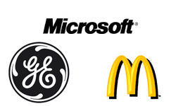 Microsoft, General Electric und Coca-Cola sind die Top Marken