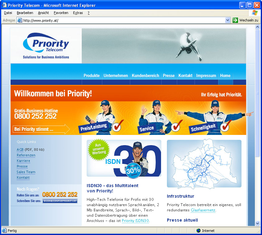 Priority Neuer mit persönlicher Note!