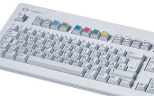 Auch bei der Tastatur setzt FSC das SimpLiCo-Konzept fort