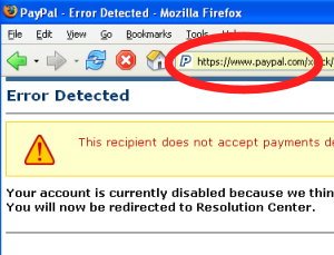 Attacke auf Paypal-Anwender (Foto: netcraft.com)