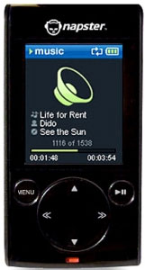 Napster verschenkt MP3-Player (Foto: napster.com) Napster verschenkt MP3-Player (Foto: napster.com)