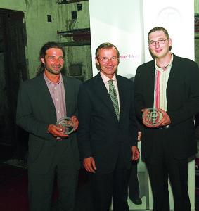 Markus Landauer, LH-Stv. Dr. Wilfried Haslauer und Martin Lechner (v.l.n.r.)