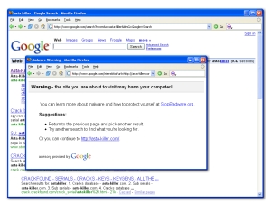 Google warnt Anwender (Foto: stopbadware.org)