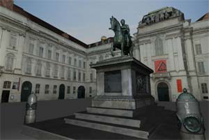 Virtueller Josefsplatz in Wien (Foto: vrvis.at)