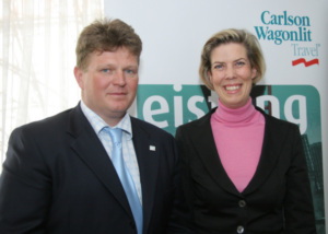 CWT-Österreich-Chef Hannes Schwarz und Vice President Sales Martina Eggler (Foto: fotodienst.at)