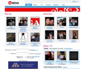 Neuer Music-Store auf der Networking-Plattform (Foto: bebo.com)