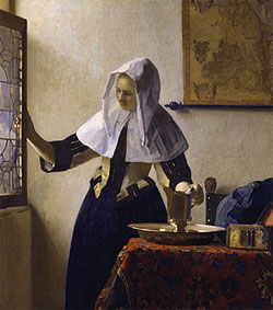 Junge Frau mit einem Wasserkrug - Vermeer (Foto: Metropolitan Museum of Art)