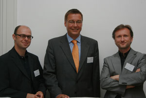 vlnr: Gerhard Wanek, Wolf Hartig, Thomas Kloibhofer