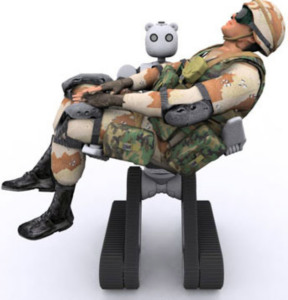 Teddy-Robot beruhigt verletzte Soldaten (Foto: vecnarobotics.com)