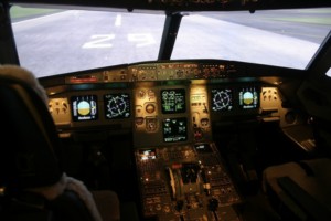 Im Flugsimulator