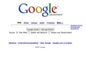 Google bleibt unschlagbar (Foto: google.de)