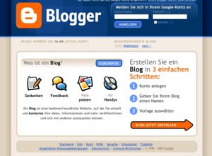 Spam-Problem auf Blogger-Seite (Foto: blogger.com)