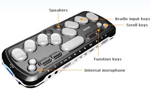 PDA für Blinde präsentiert (Foto: gwmicro.com)