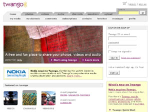 Twango soll Nokias Internet-Services aufpolieren (Screenshot: twango.com)