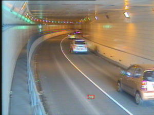 Detektion von Objekten auf der Fahrbahn im Tunnel, Foto: Kapsch