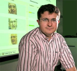 Sébastien Marcel entwickelt Technologien zur Gesichtserkennung (Foto: FNS)