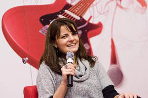 Popkomm-Direktorin Katja Bittner bei der Messe-Eröffnung (Foto: popkomm.de)