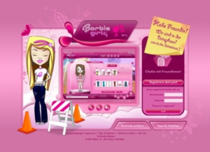 Mattel setzt auf Online-Barbie (Foto: barbiegirls.de)