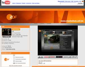 ZDF erhält auf YouTube.de einen eigenen Channel (Foto: youtube.de/zdf)