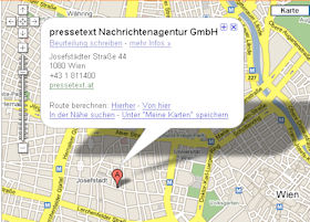 Google Maps spricht nun auch österreichisch (Foto: pte.at)