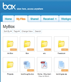 Anbieter wie Box bieten bereits Speicherkapazitäten im Web (Foto: box.net)