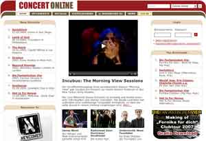Auf Concert Online finden sich nun auch Sony-BMG-Konzerte (Foto: concert-online.de)