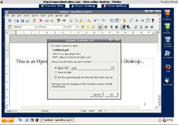 OpenOffice in Firefox (Foto: ulteo.com)