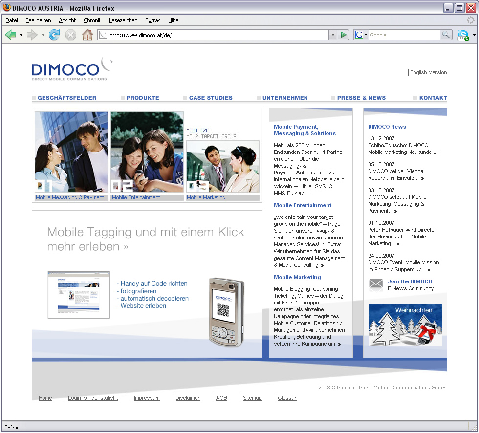 DIMOCO präsentiert neuen Unternehmensauftritt