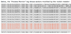 GMER zeigt MBR-Rootkit auf (Foto: gmer.net)