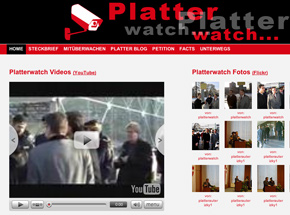 Online-Plattform überwacht den Innenminister (Foto: platterwatch.at)