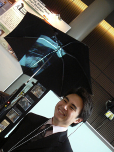 Pileus, der Multimedia-Schirm aus Japan (Foto: pileus.net)