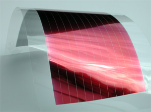 Flexible Solarzelle nähert sich marktreife (Foto: fraunhofer.de)