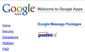 Google Message Services mit Postini-Technologie