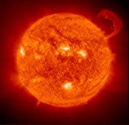 In 7,59 Mrd. Jahren wird die Sonne die Erde verschlucken (Foto: nasa.gov)