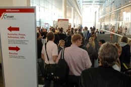 START-Messeam 11. und 12. April auf dem Messegelände in Bremen